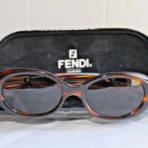 VINTAGE FENDI WOMEN'S SUNGLASSES TORTOISE FS 215